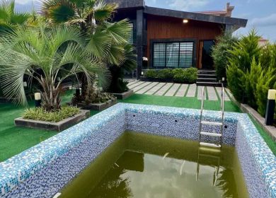 خرید ویلا در چمستان 400 متر مبله با استخر روباز | 400 متر