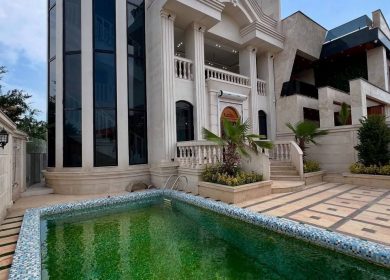 فروش کاخ ویلا نما سنگ فول فرنیش | ۴۰۰ متر