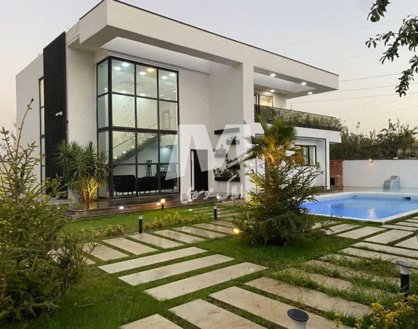 خرید ویلا در رویان 450 متر فول فرنیش با استخر 4 فصل | 450 متر