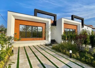 خريد ويلا فلت ٢٠٠ متري نما مدرن شهركي در آهودشت چمستان | 200 متر
