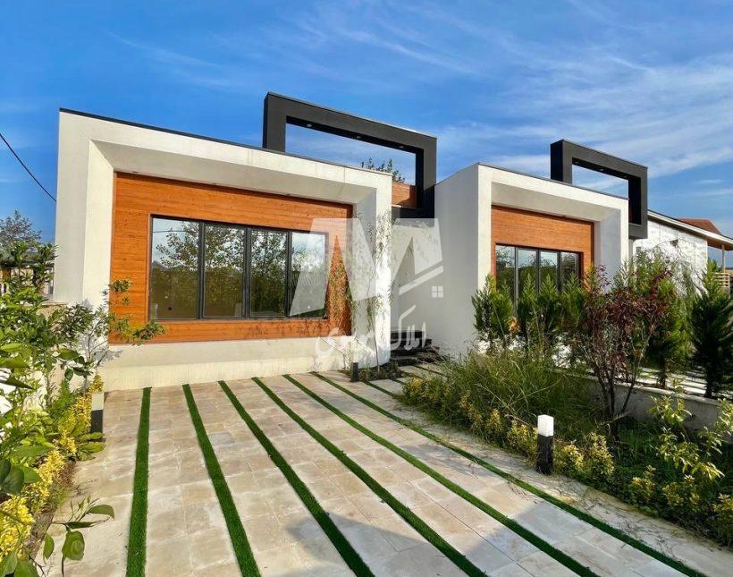 خريد ويلا فلت ٢٠٠ متري نما مدرن شهركي در آهودشت چمستان | 200 متر