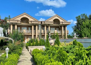خريد ويلا باغ ٥٣٠ متري نما كلاسيك شهركي در كيابسر چمستان | 530 متر