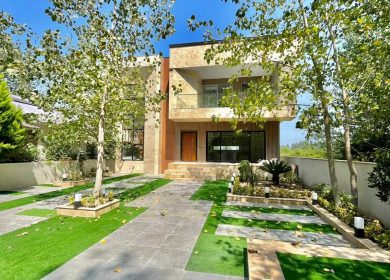 خريد ويلا باغ ٣٣٠ متري نما مدرن شهركي در همصفا چمستان | 330 متر