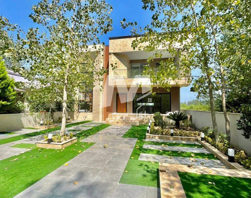 خريد ويلا باغ ٣٣٠ متري نما مدرن شهركي در همصفا چمستان | 330 متر