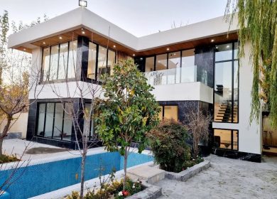 خرید ویلا در رویان 450 متر فول فرنیش با استخر 3 کیلومتری جنگل | 450 متر