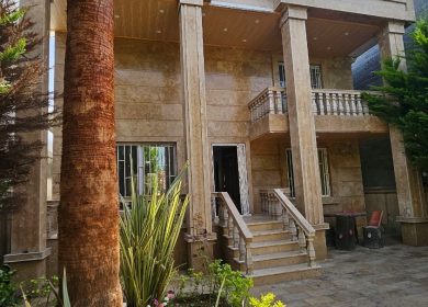 خرید ویلای مدرن نما سنگ مبله شهرکی با قیمت استثنایی | ۲۳۰ متر
