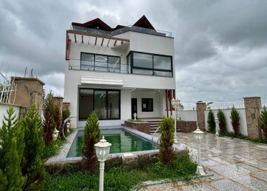 فروش تریپلکس روف‌دار با استخر ۴ فصل ویوی جنگل | 310 متر