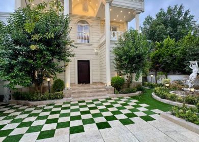 خرید ویلا دوبلکس روف دار نما سنگ شهرکی | ۳۵۰ متر