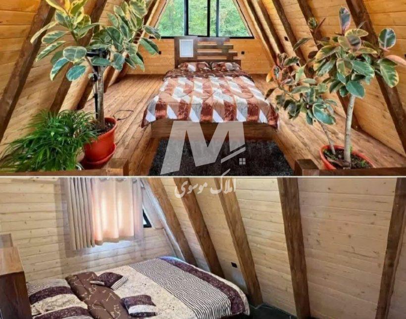 خرید ویلا در رویان کلبه سوییسی مبله کامل با ویوی ابدی جنگل | 350 متر