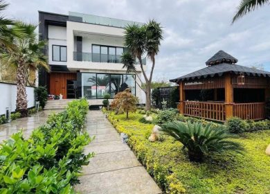 خريد ويلا باغ ٥٥٠ متري نما مدرن روف دار در اليمالات | 500 متر