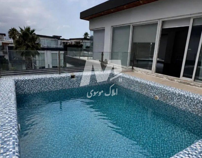 خريد ويلا ساحلي فول فرنيش با استخر و روف در سيسنگان | 500 متر