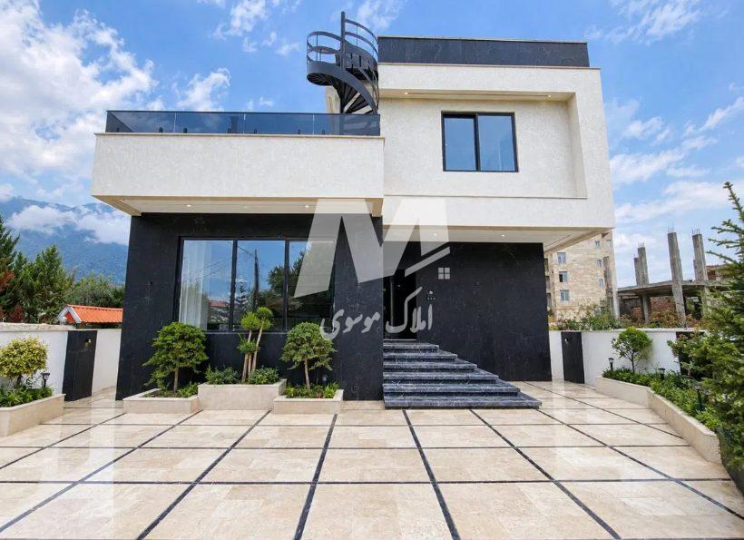 خريد ويلا مدرن مستقل سند دار با دبل روف و ويو جنگلي در چلندر | 250 متر
