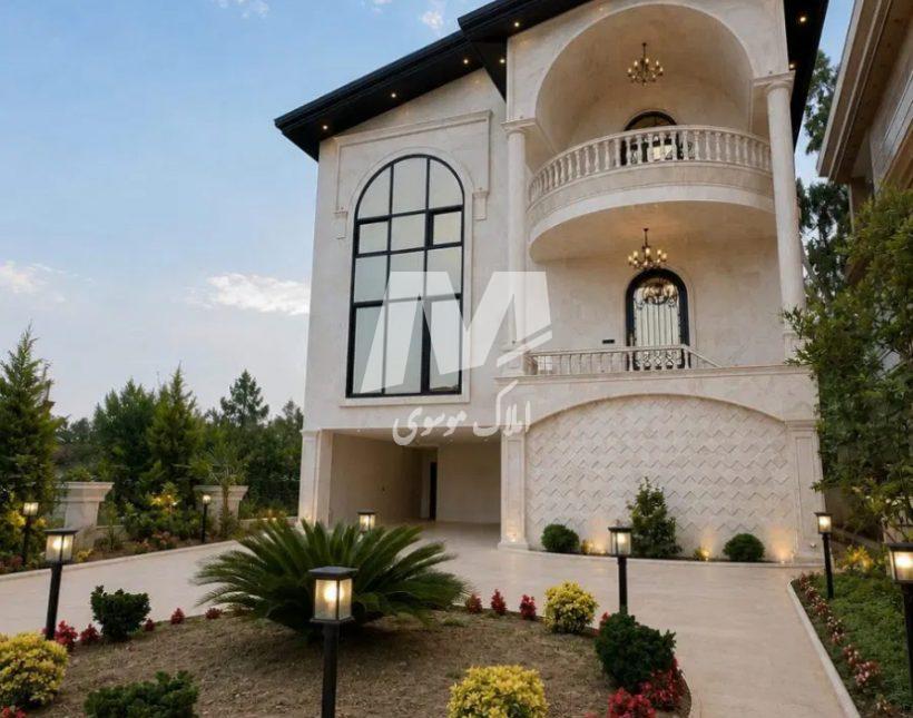 خريد ويلا كلاسيك مهندسي ساز فول فرنيش با سند تك برگ و متريال عالي | 570 متر