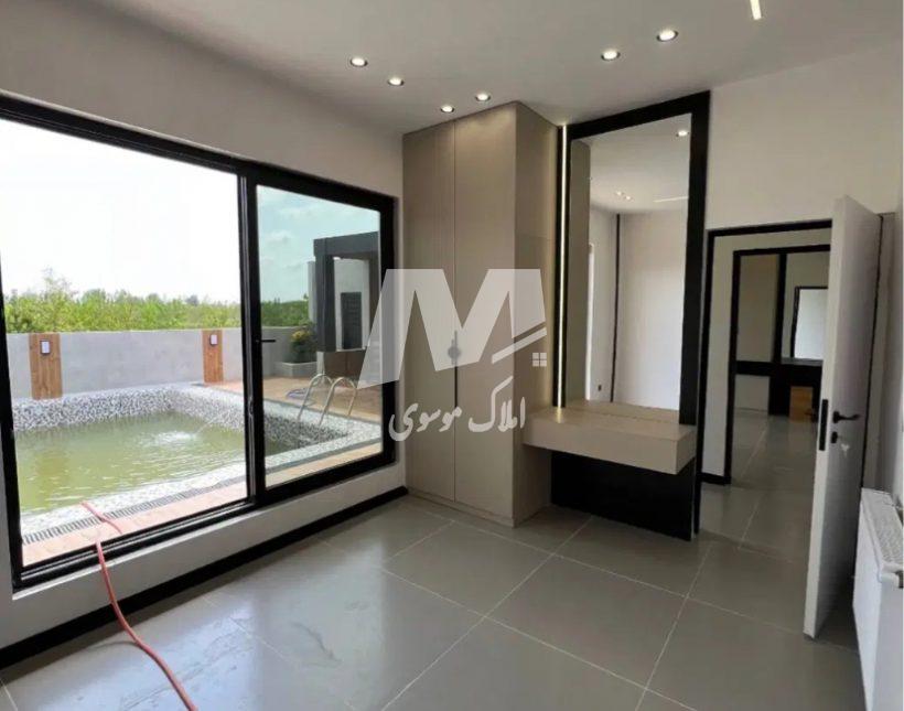 خريد ويلا فلت اقتصادي شهركي سند دار با استخر ٤ فصل و متريال عالي | 250 متر