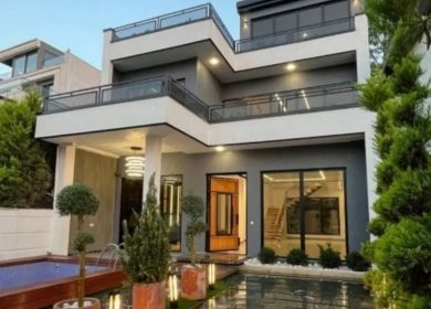 خرید ویلا در نور 350 متر با استخر و ویوی جنگل در روف | 350 متر