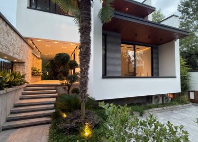 خريد ويلا مدرن مهندسي ساز با سند تك برگ و متريال عالي در شهرك برند ونوش | 420 متر