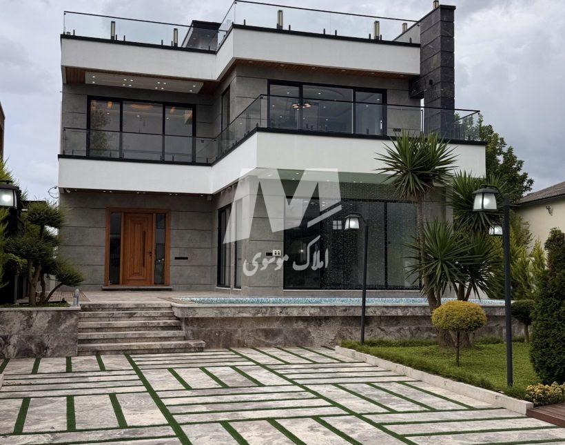 فروش ویلای تریبلکس سند دار شهرک یک جنگل چلک نوشهر | ۴۰۰ متر