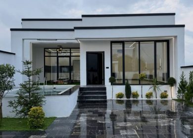 خريد ويلا فلت نما مدرن مستقل با استخر ٤ فصل و نورگير عالي در نور | 300 متر