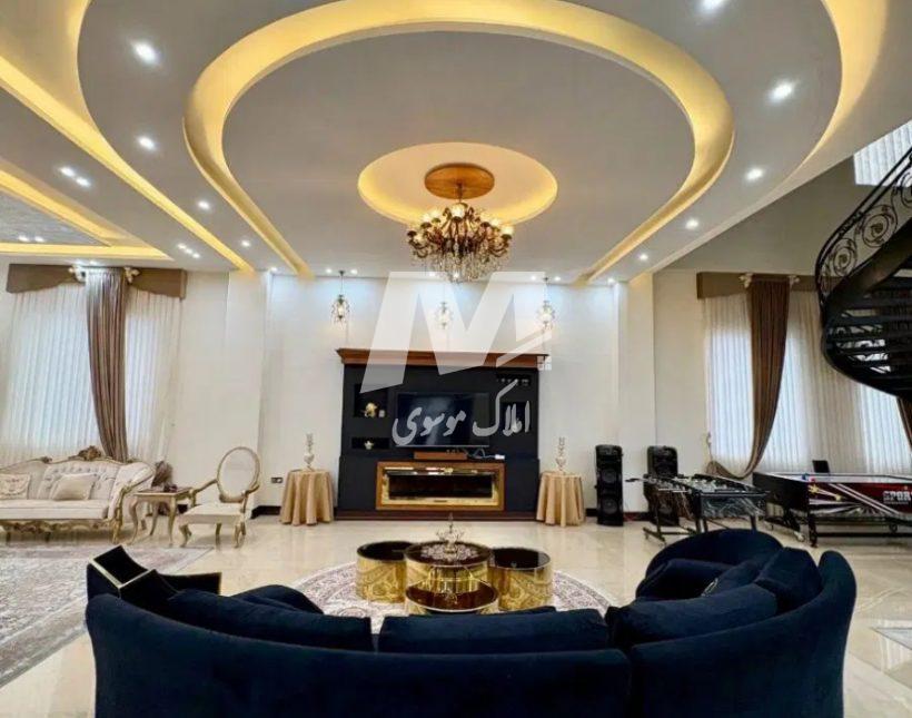 خريد كاخ ويلا شخصي ساز فول فرنيش با امكانات كامل در چلك | 1000 متر