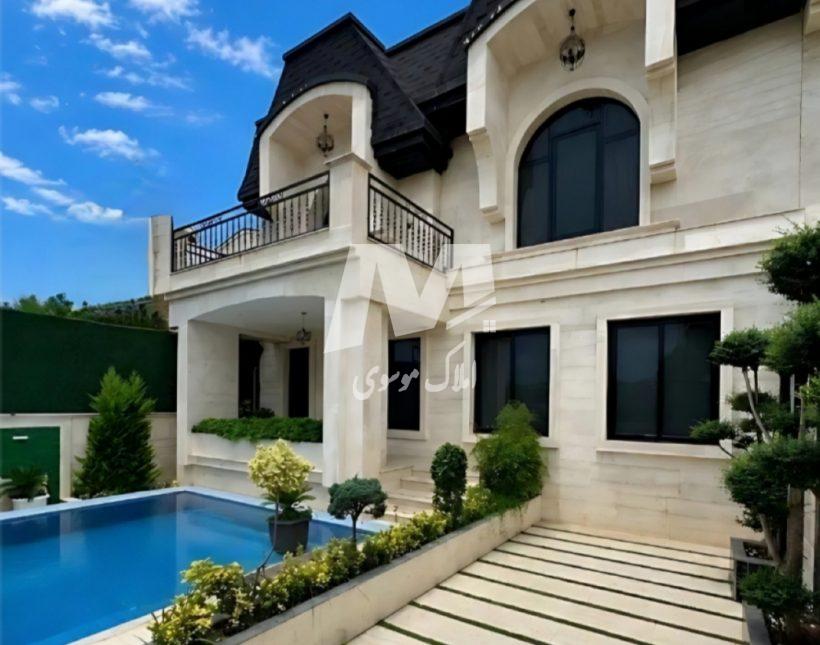 خرید ویلا نما انگلیسی استخردار فول فرنیش سعادت آباد چمستان | ۲۵۰ متر